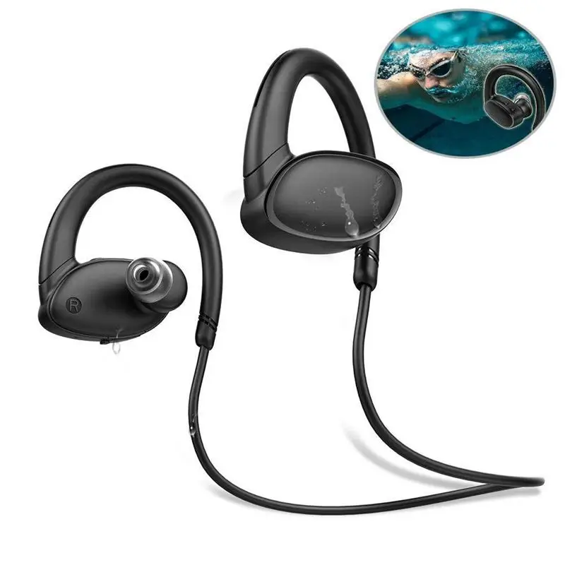 

OVEVO X9 HiFi Bluetooth Headphones ,IPX7 Waterproof Fish Bionic 8G MP3 Earphone with Microphone Handfree Ear Hook for Swimming