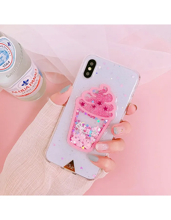 Cover iPhone 6/6//7 unicorni liquida Cover iPhone 6/6//7 unicorni liquida