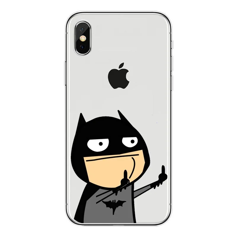 Чехол для телефона с рисунком iphone 6s 7 8 plus X XS Max XR мягкий силиконовый защитный чехол