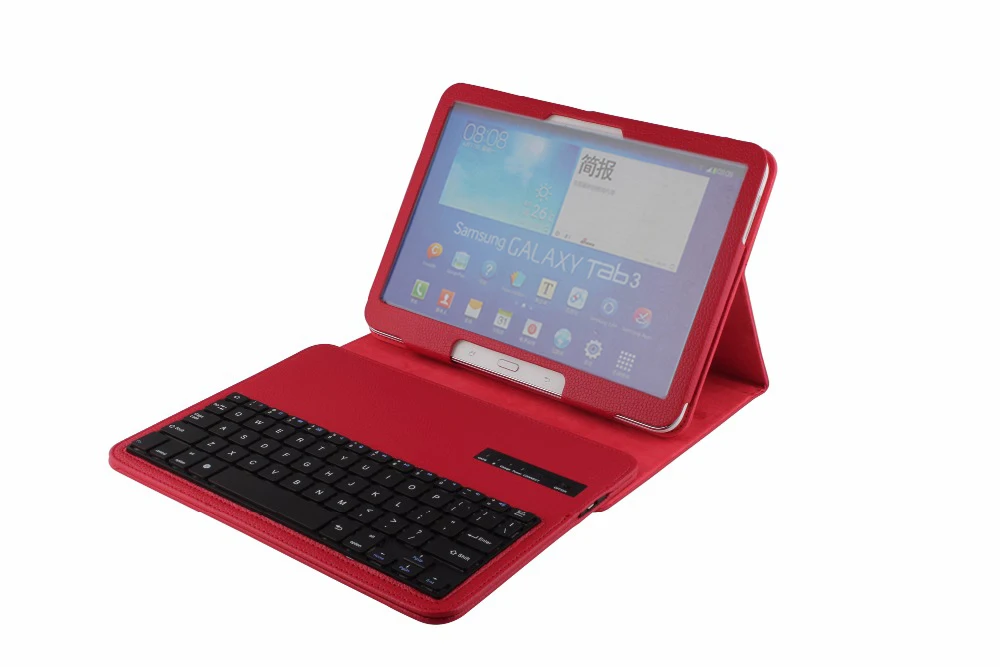 Отсоедините беспроводной Чехол для клавиатуры Bluetooth Samsung Galaxy Tab3 Tab 3 10 1 P5200 P5210 P5220