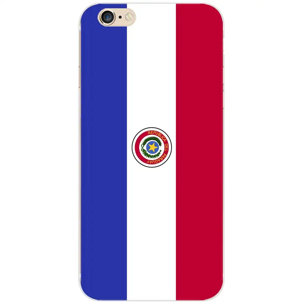 Чехлы для телефонов с национальным флагом для iPhone 6/6s/7/7 s/8 s/X - Цвет: Paraguay