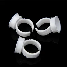 100 шт пигмент для микроблейдинга клеевые кольца татуировки чернильный держатель для полупостоянного макияжа Titular de la tinta del tatuaje Прямая