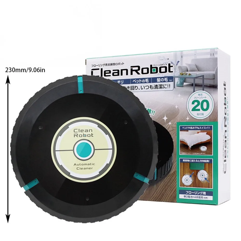 

Home Auto Cleaner Robot Microfiber Smart Robotic Mop Floor Corners Dust Cleaner Sweeper Vacuum Cleaner Battery and charging use