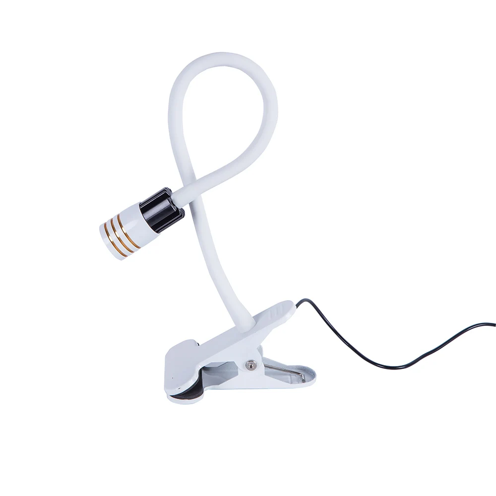 Затемнения светодиодный настольная лампа 3 W светодиодный USB книга свет с зажимом светодиодные лампы для чтения рабочие лампы для ноутбука