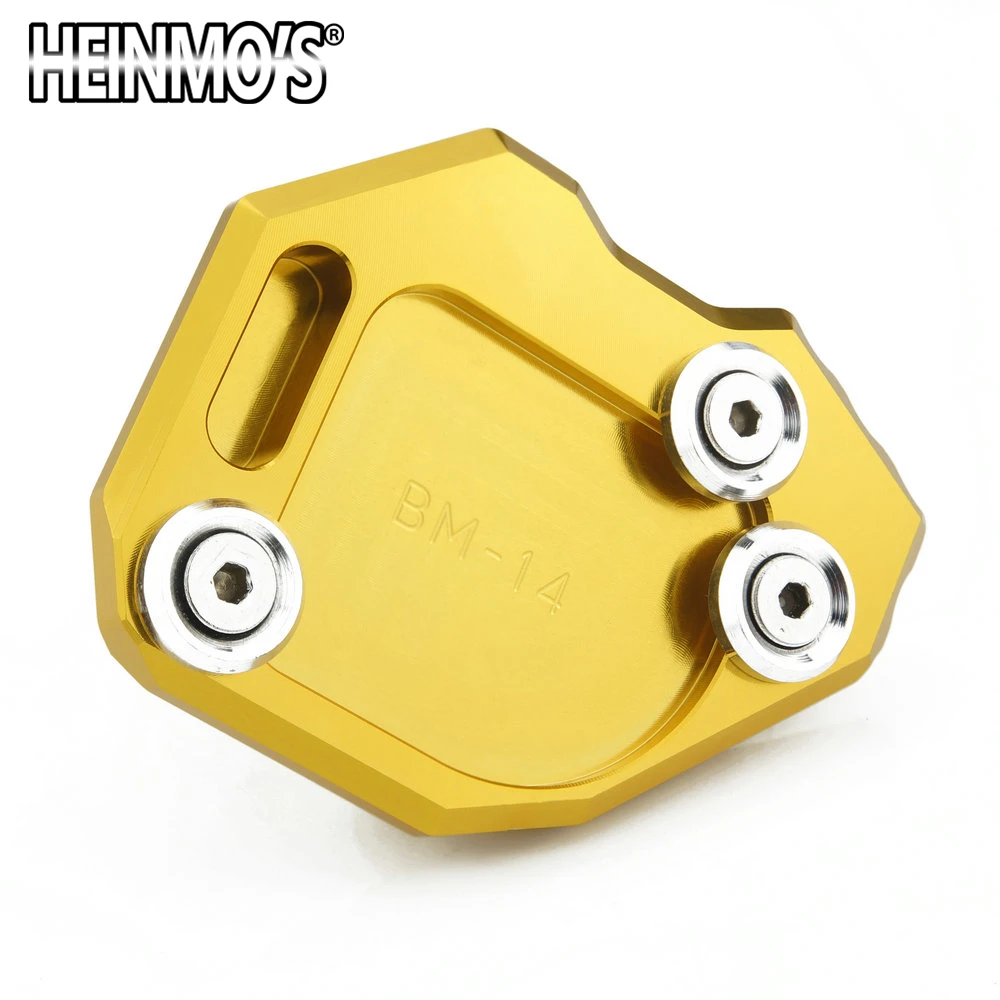 Moto Accessories CNC Aluminum Motorcycle Side Kickstand Stand Extension Plate For F800GS F 800GS F800 GS 2008- 2013
