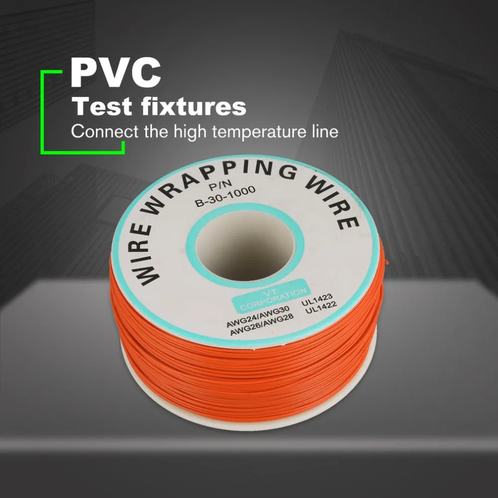 250 м 30awg одножильный медный провод ОК линия цепи полета линия Pcb Перемычка провода электронный сварочный кабель