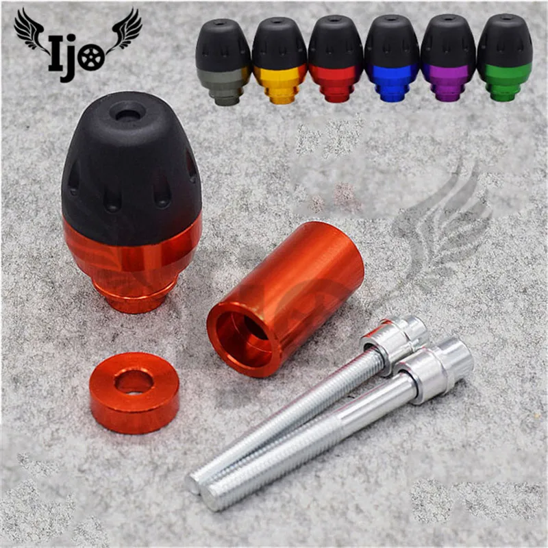 

colorful CNC motorbike accessories motorcycle crash pad for kawasaki honda suzuki benelli yamaha universal moto frame sliders