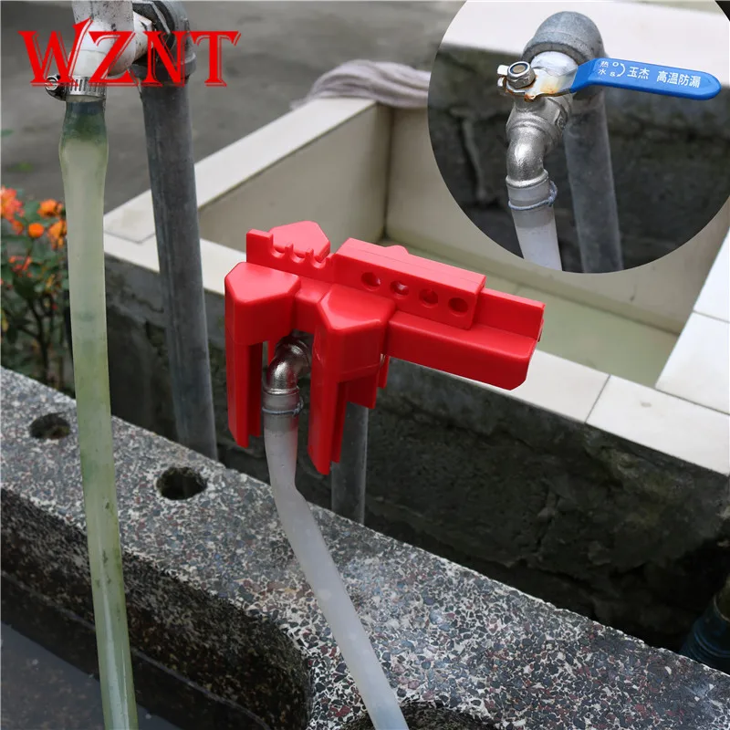 

NT-A01 Ball valve lock , gate valve Lock, Safety Cable System Lockouts,Industrial safety locks,1/2" to 2 1/2" ,4 holes