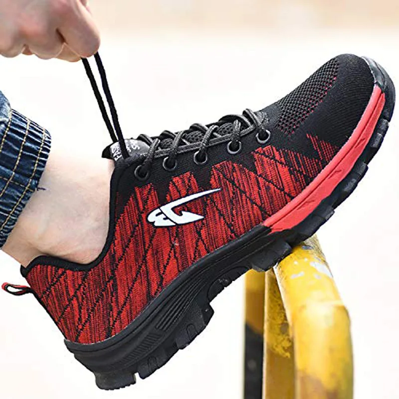 

Hot Selling Men Women Work Safety Shoes Steel Toe Protect Industrial Construction Sneakers -B5