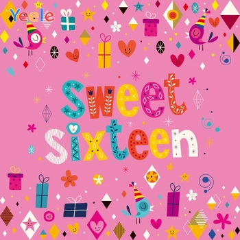 

Yeele 16th Birthday Photocall Balloon Sweetie Decor Photography Backdrops Personalized Photographic Backgrounds For Photo Studio