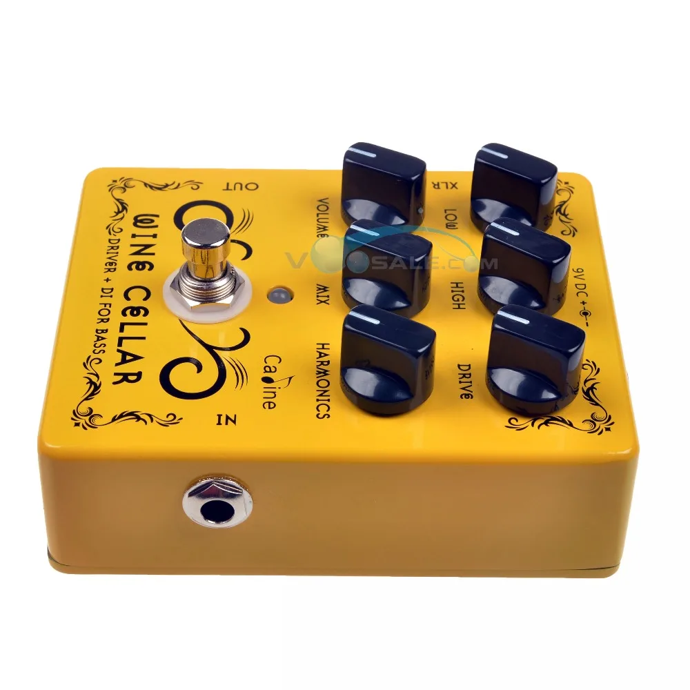 Caline CP 60 Driver + DI для бас гитары педаль аксессуары мини запчасти используются