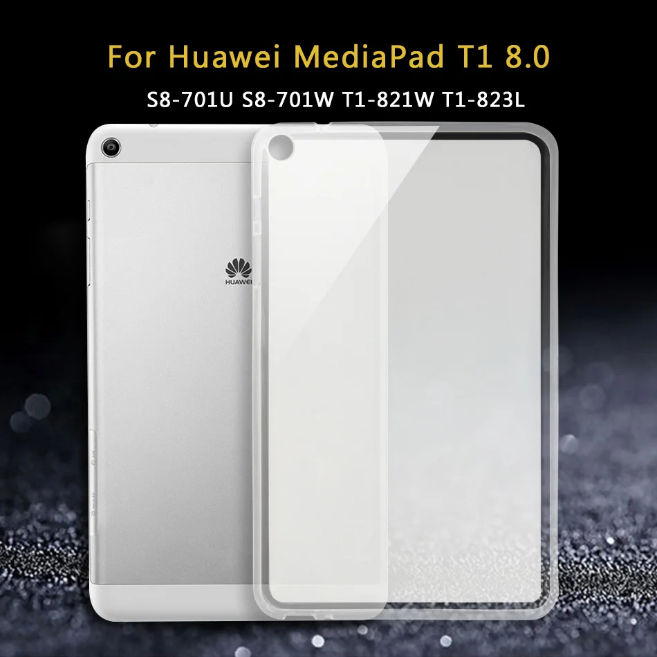 Планшетный чехол для huawei MediaPad T5 10/T3 10 8/T3 7 3g Wi-Fi/Медиа Pad T1 7,0 8,0 10/T2 7,0 8 10,0 Pro Чехол Мягкий силиконовый чехол из ТПУ чехол - Цвет: S8-701US8-701W