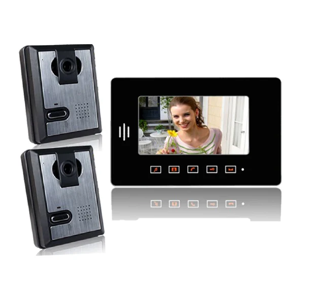 

Yobang Security 7" TFT Wired Video door phone intercom apartment Doorbell +700TVL CMOS Camera for private house system