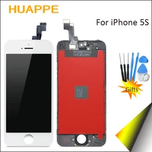 1 шт. Хорошее качество Высокое разрешение Дисплей для Apple IPhone 5S ЖК-дисплей Сенсорный экран Замена ОТСУТСТВИЕ МЕРТВОГО ПИКСЕЛА 4.0 дюйм(ов) черный, белый цвет