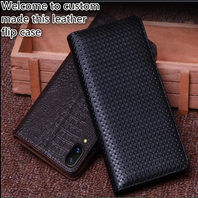 

RL04 Genuine Leather Phone Cover With Kickstand For Nokia 5.1(5.5') Phone Case For Nokia 5.1 Flip Cover Case Free Shipping