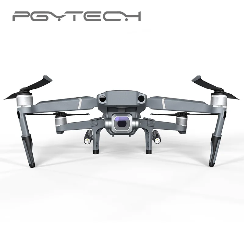 Новое поступление PGYTECH Mavic 2 шасси расширения светодиодный светильник на голову набор для DJI Mavic 2 Pro Zoom(без батареек