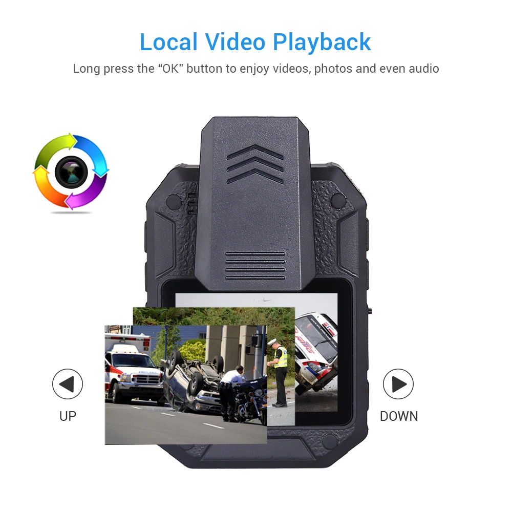 BOBLOV WZ2 камера носимая под одеждой 4 K HD 1080 P 64 GB DVR видео безопасности 170 градусов ИК
