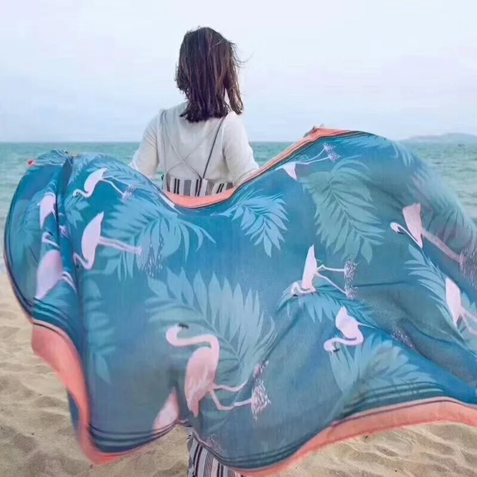 

Summer Cotton Beach Towel Printed Woven Travel Sun-protected Large Beach Towel
