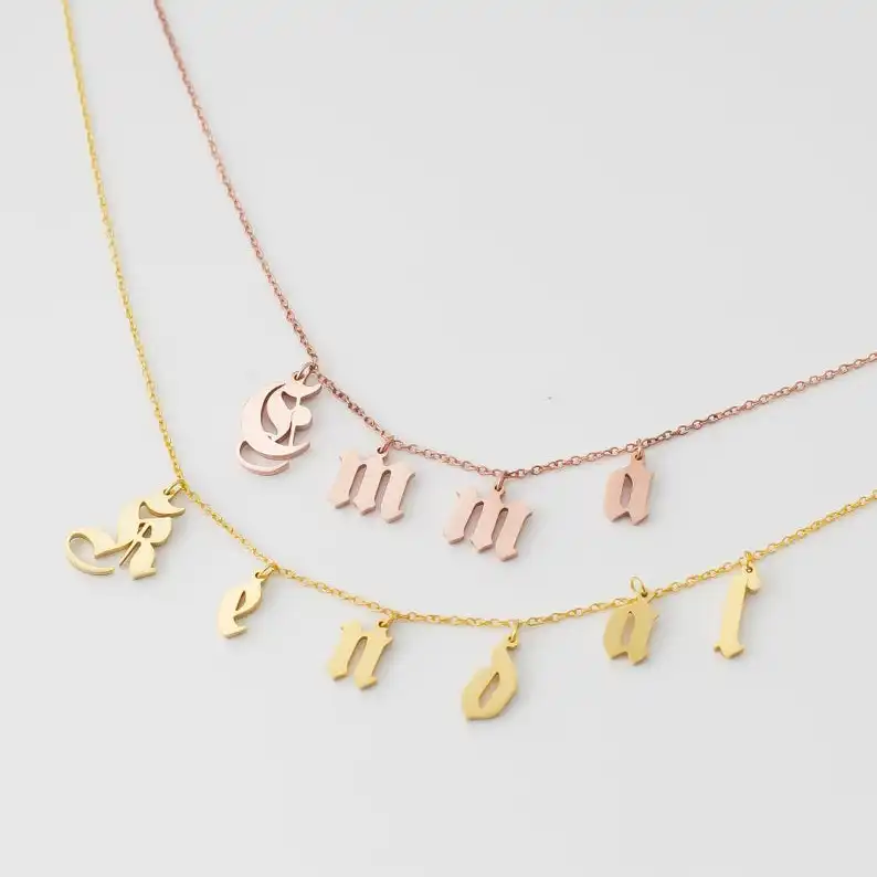 initial necklace for new mom