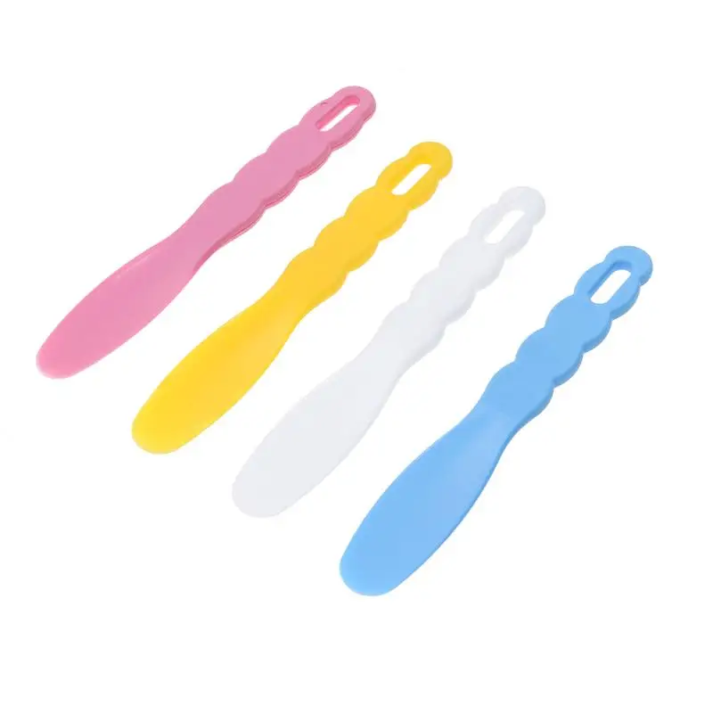 4 PCS Dental Lab Plastic Mixing Spatula Heat resistant Professional Assorted Plastic Mixing