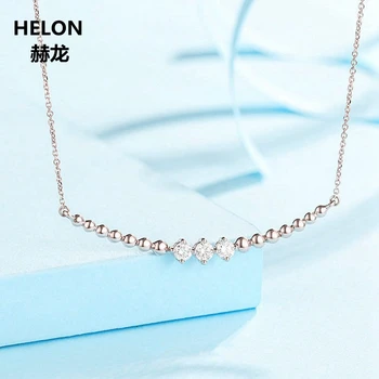شراء0.24ct SI/H كامل قطع الماس الطبيعي قلادة الصلبة 18k ارتفع الذهب المرأة قلادة المشاركة الزفاف هدية للذكرى السنوية