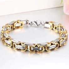 Классический Дизайн панк 316L Нержавеющая сталь браслет специальный Байкер Велосипедный Спорт Мотоцикл сеть для мужские Браслеты