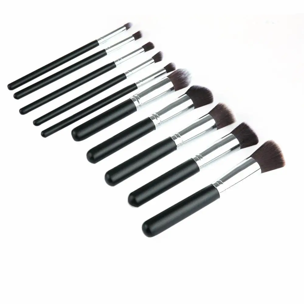 

cosqueen Makeup Brushes 10pcs Makeup Cosmetics Liquid Foundation Blending Brush Set 2016 Gamiss Fashion Beauty Cosmetics