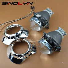 Sinolyn HID Bi Xenon объектив лампы проектора zkw кожухи ксеноновые фары автомобиль-Стайлинг металлический 3.0 Q5 Применение D2S d2H лампы