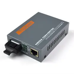 Волокно оптический media converter Gigabit 10/100/1000 Мбит/с SC Порты и разъёмы одномодовый двойной Волокно 20 км внешний Питание