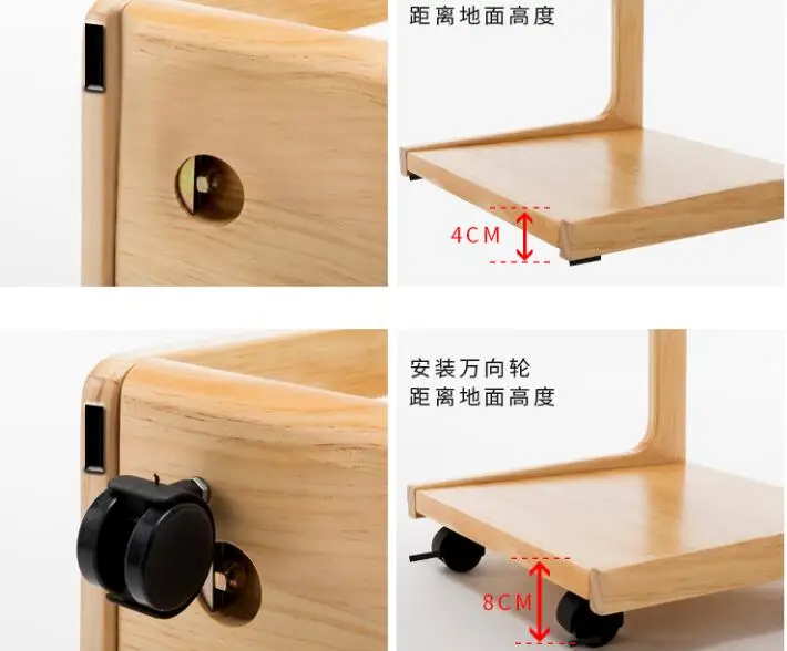 580*390*345MM Mobile Mini Coffee Table Balcony Tea Table Modern Bedside Table Sofa Side Corner Table With Wheels 580*390*345MM Mobile Mini Coffee Table Balcony Tea Table Modern Bedside Table Sofa Side Corner Table With Wheels