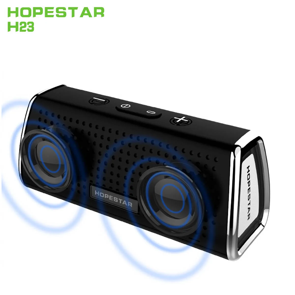 

HOPESTAR-H23 Wireless Portable bluetooth Speaker IXP6 Waterproof Outdoor Stereo Music Speakers Subwoofer Effect Power Bank AUX