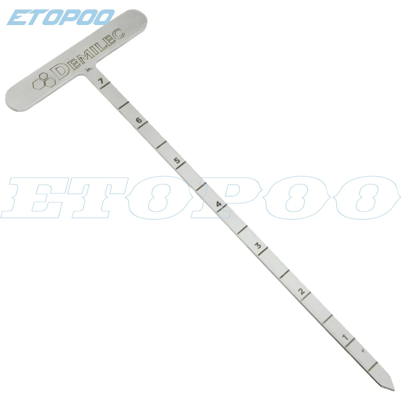 175 Millimetri 7 Pollici In Acciaio Del Calibro Di Profondità Meter Righello Strumento Di Misurazione Pinza Moto Camion