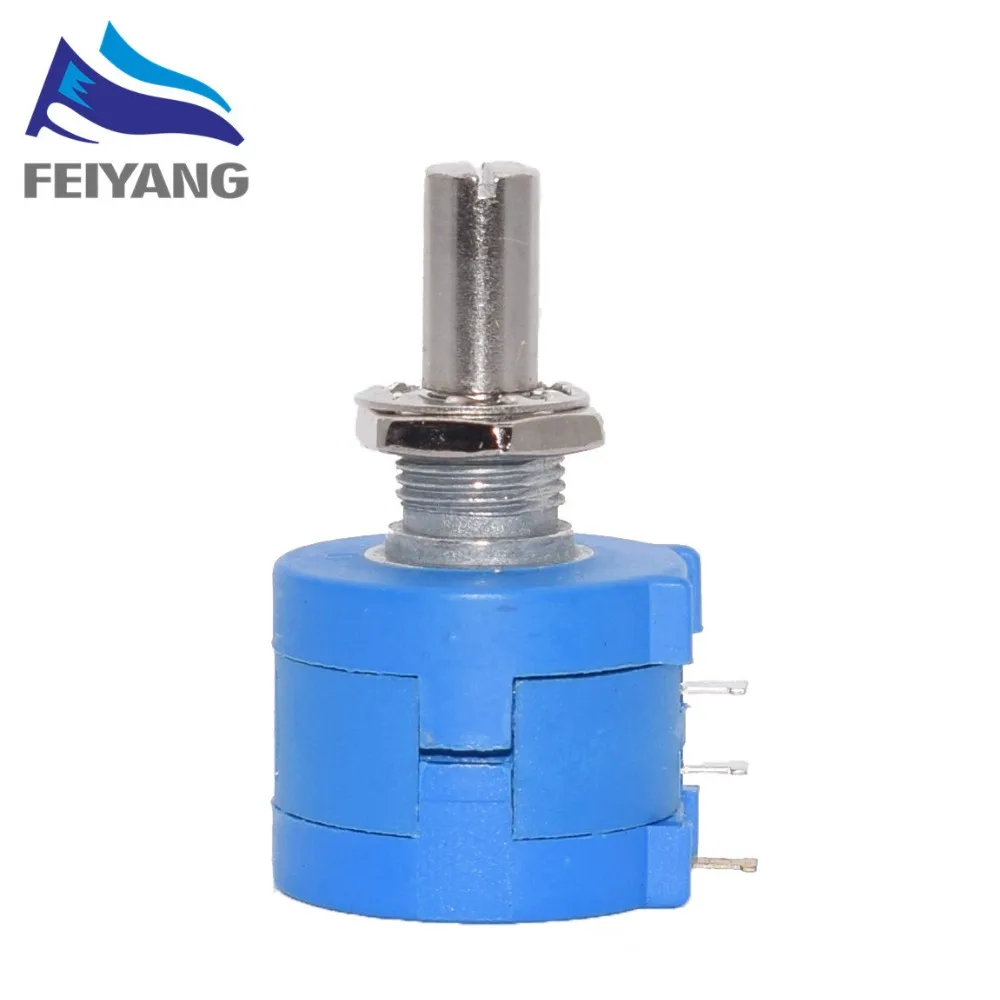 1PCS 3590S series potentiometer 500 1K 2K 5K 10K 20K 50K 100K ohm 3590S-2-103L 3590S 101 102 103 104 201 202 203 501 502 503 multiturn potentiometer linear potentiometer rotary potentiometer trimmer potentiometer electronic components