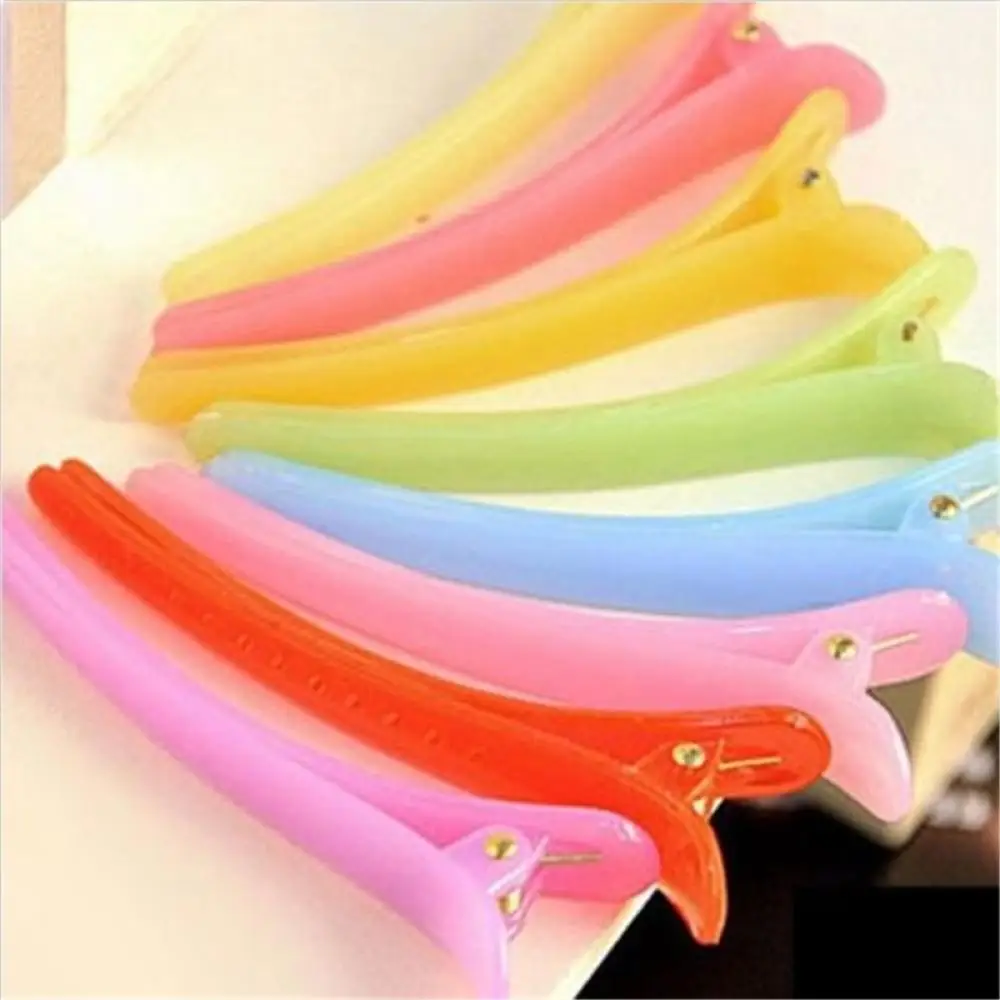 TOPHOT 3Pcs Plastic Hair Clips Professional Hairdressing Sectioning Clips Crocodile Hairpins Salon Hair Care Styling Tools 2