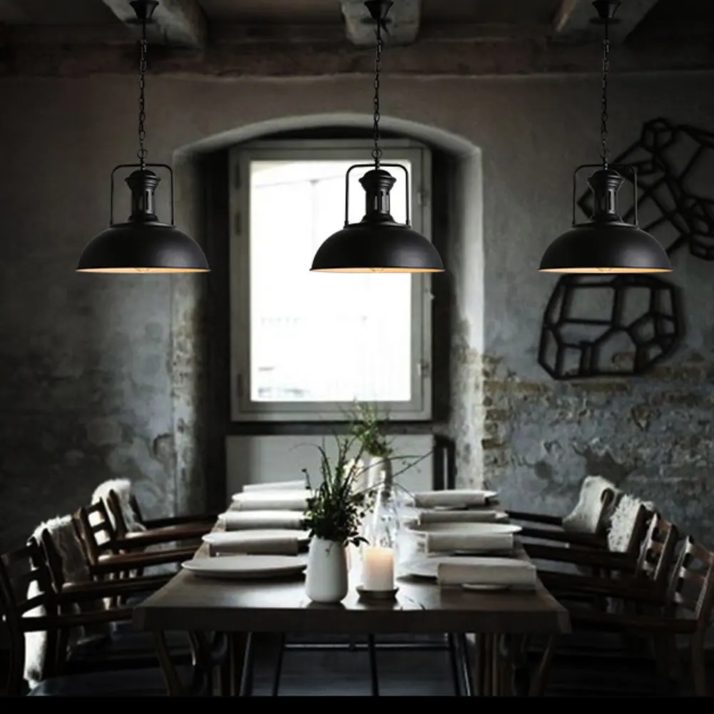 Loft RH Industrial Warehouse Pendant Lights American Country Lamps