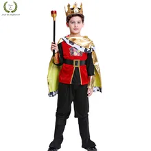 Детские костюмы принца на Хэллоуин, детский сад, сценические костюмы с накидкой, Детские вечерние костюмы с волшебной палочкой