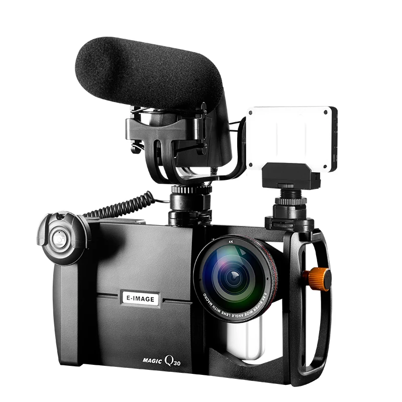 Prix pour Smartphone Caméra Rig, E-IMAGE Magique Q30 Phonegraphy Vidéo Montage Cas avec 4 K Large Ange Objectif & Macro Lentille Kit pour iPhone 7 Plus Prix pour Smartphone Caméra Rig, E-IMAGE Magique Q30 Phonegraphy Vidéo Montage Cas avec 4 K Large Ange Objectif & Macro Lentille Kit pour iPhone 7 Plus
