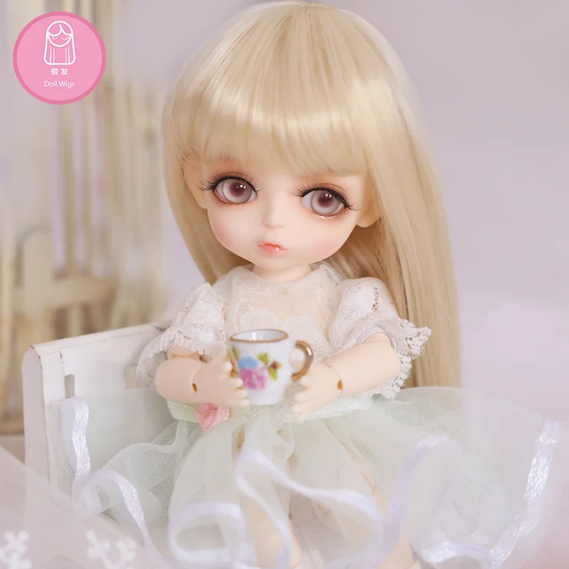 Парик для куклы BJD 1/8 bjd sd парик куклы высокая температура длинные прямые волосы для волос младенца лати 2 цвета выбрать L30