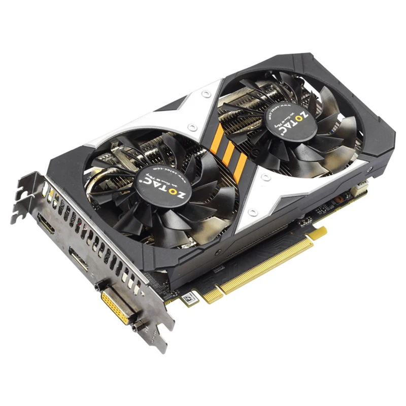 ZOTAC видеокарта GeForce GTX950-2GD5 128 бит GDDR5 видеокарты для nVIDIA Оригинальная карта GTX 950 2G Devastators Hdmi Dvi