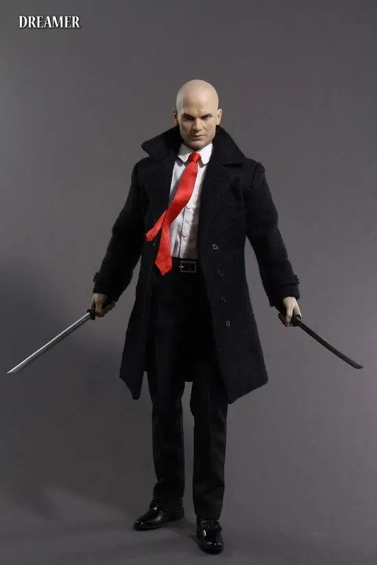 Коллекционная кукла Hitman 47, масштаб 1/6, полный набор, экшн-фигурка, костюм для головы, тела, одежды и аксессуаров, модель игрушек в подарок