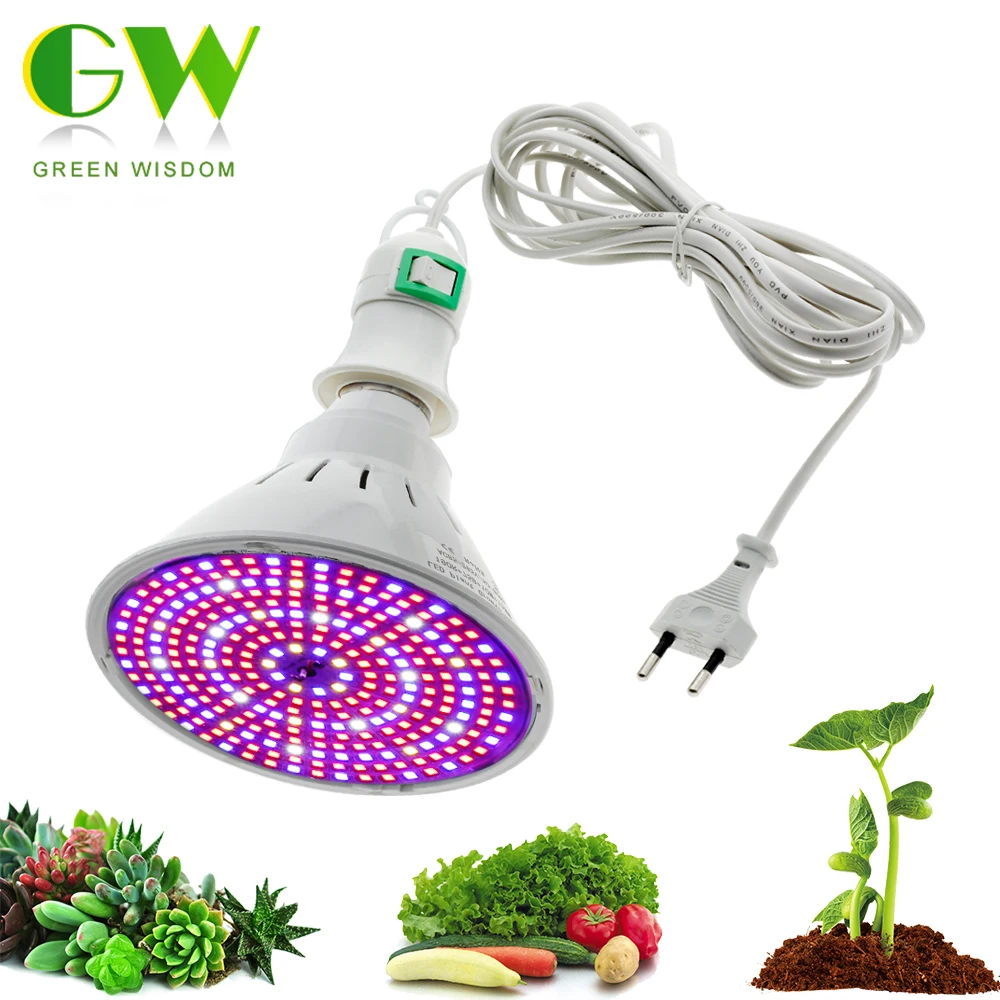 Светодиодная лампа полного спектра для выращивания растений 220 В|led grow|led grow lightgrow