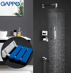 Gappo Сиденья для душа настенные стул Душ Туалет стул Смесители для душа Для ванной Ванна краны Для ванной комнаты смеситель
