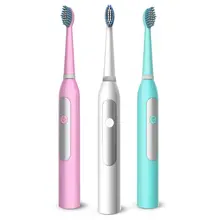 22 см для взрослых звуковой таймер батарея питание головка щетки Замена водонепроницаемый домашний DC 3V ABS