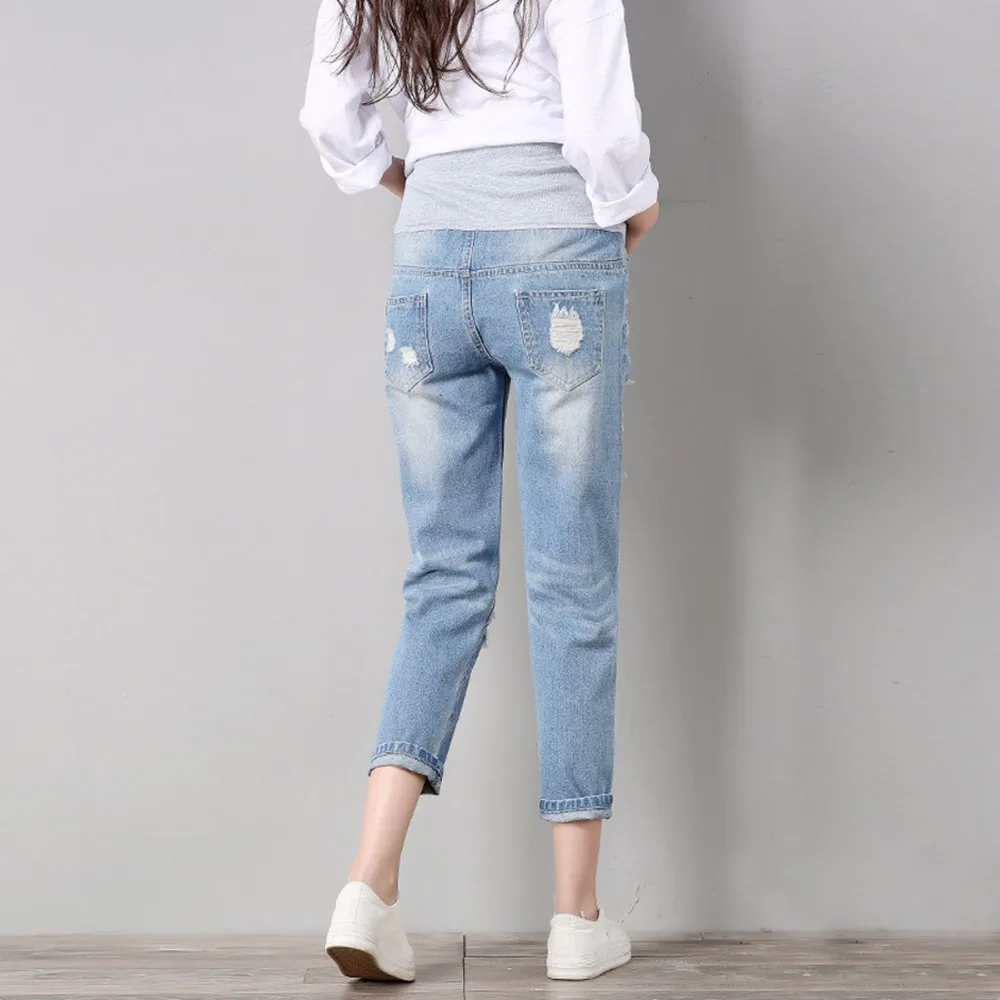 Jeans Women Pants Maternity Comfortable Blue Cotton Denim Pants Pregnant Women Trousers Nursing Pregnancy Clothing Overalls Jeans Women Pants Maternity Comfortable Blue Cotton Denim Pants Pregnant Women Trousers Nursing Pregnancy Clothing Overalls