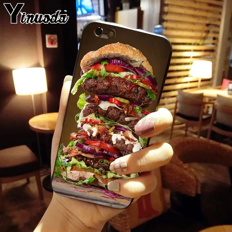Cute food french fries burger pizza