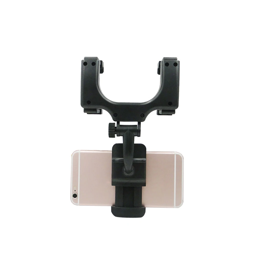 

Universal 360 Rotation Car Rearview Mirror Mount Holder Stand Cradle for Cell Phone GPS