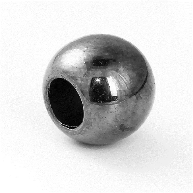 

DoreenBeads CCB Plastic Beads Round Gunmetal DIY Jewelry Components Beads About 10mm( 3/8") Dia, Hole: Approx 4.7mm, 25 PCs