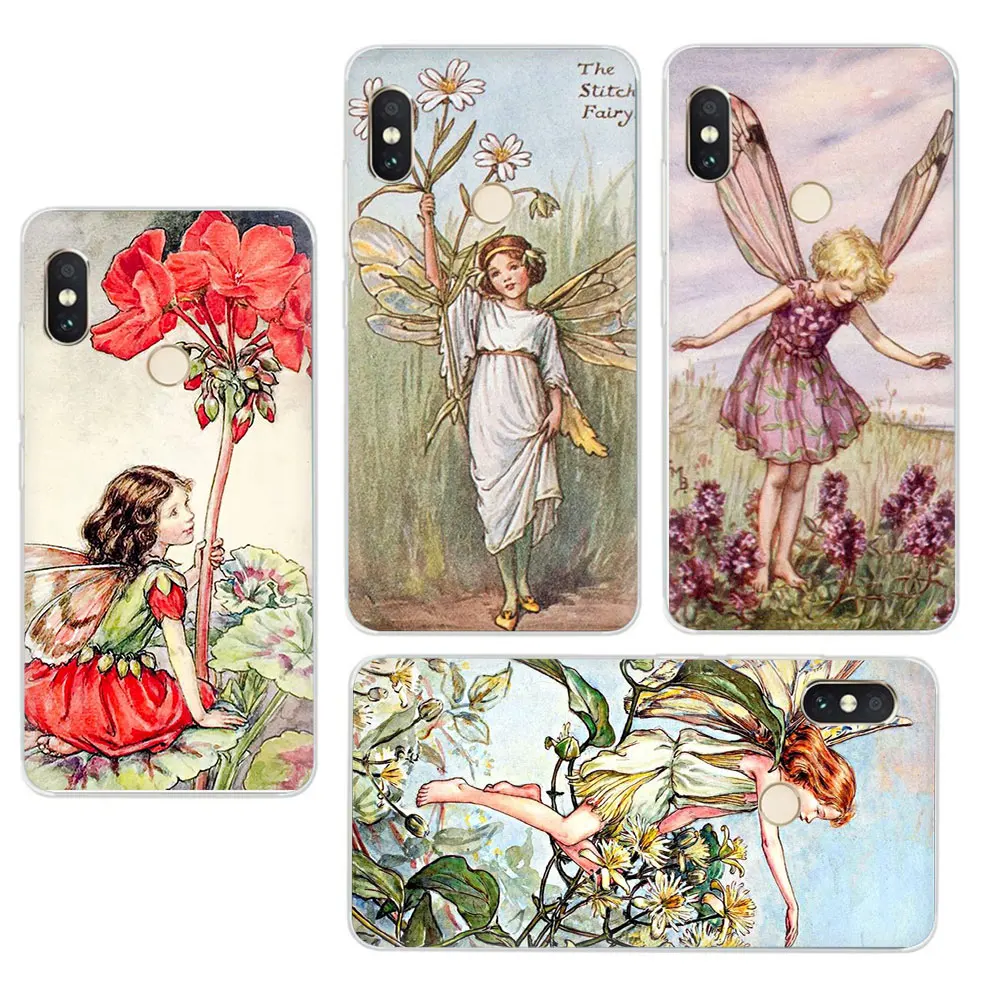 Beautiful flower fairy Hard Phone Cover Case for Xiaomi Mi Mix 2S Max 3 F1 5S 6 8 9 SE A2 Lite 6 A1 9T CC9e A3 Pro
