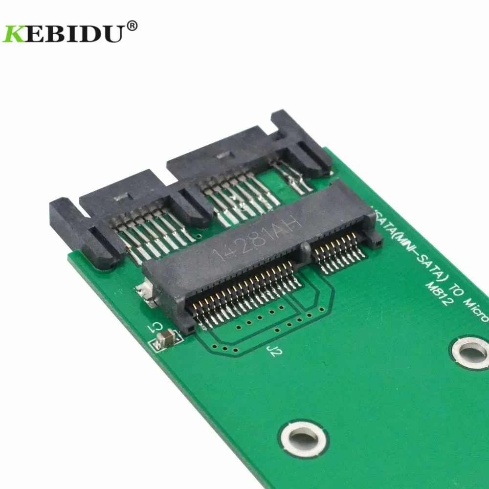 Kebidu новейший msata к MSata PCI E Экспресс SSD 1 8 до 2 5 Micro SATA HDD конвертер Mini sata Sata адаптер|msata