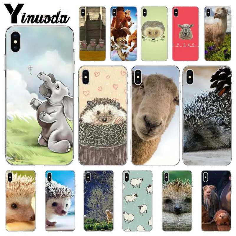 Yinuoda Darcy hedgehog Sheep Новое поступление Прозрачный чехол для мобильного телефона Apple
